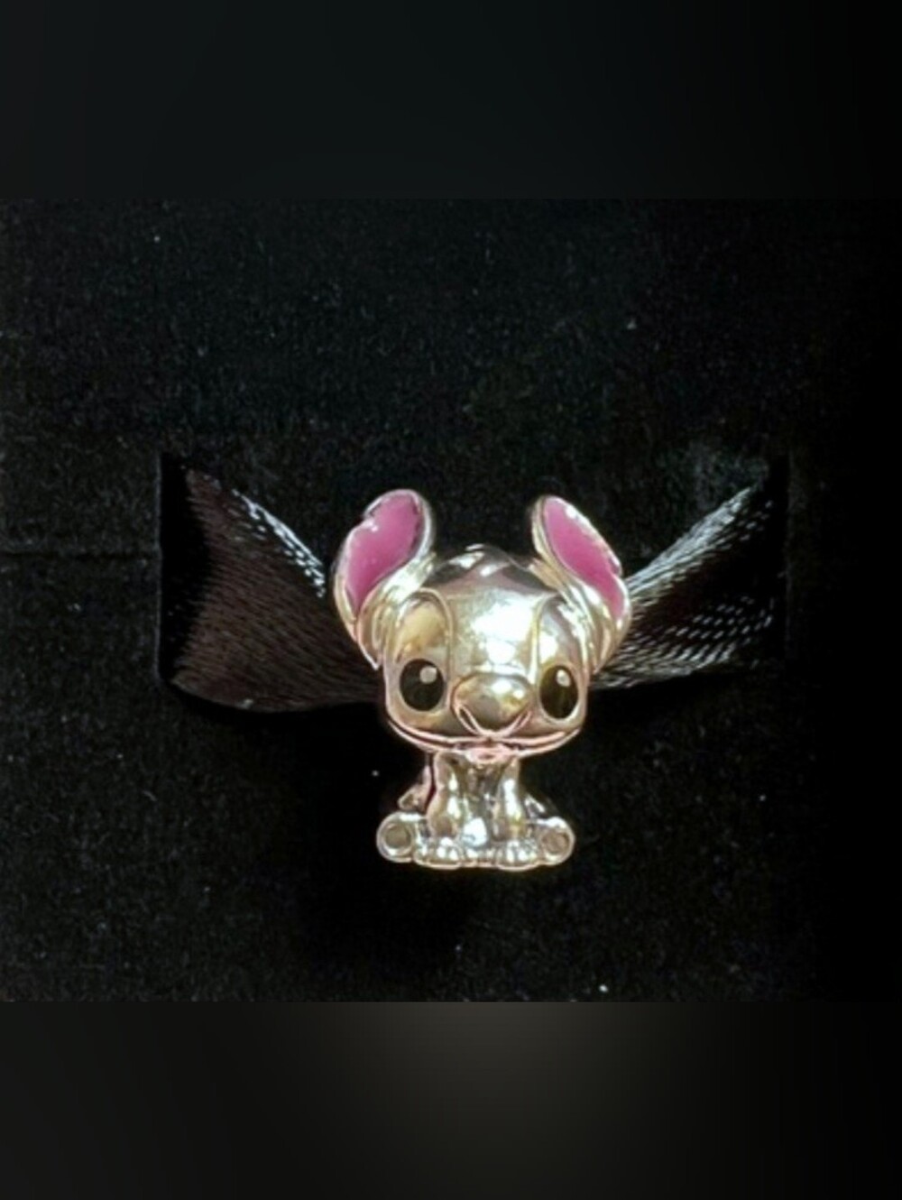 PANDORA × DISNEY LILO & STITCH SLIDE ON CHARM WITH CHARM BOX AND POUCH! - Picture 5 of 10